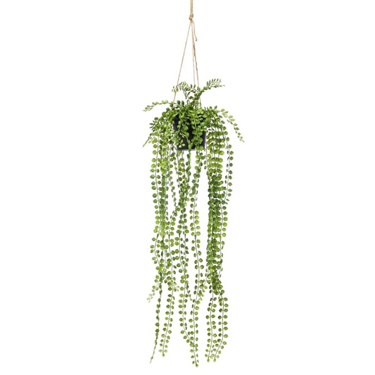 Kunstpflanze Ficus Pumila Hängend mit Topf 60 cm