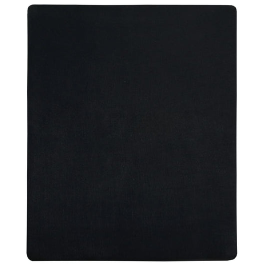 Spannbetttuch schwarz 90x200 cm